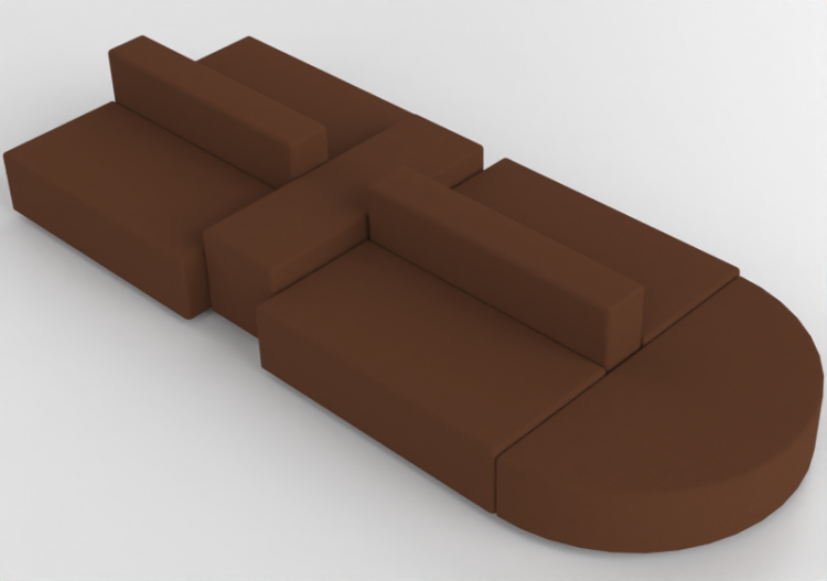 3D Sessel und Sofas - Zusammensetzung von Sofas - Montis -...
