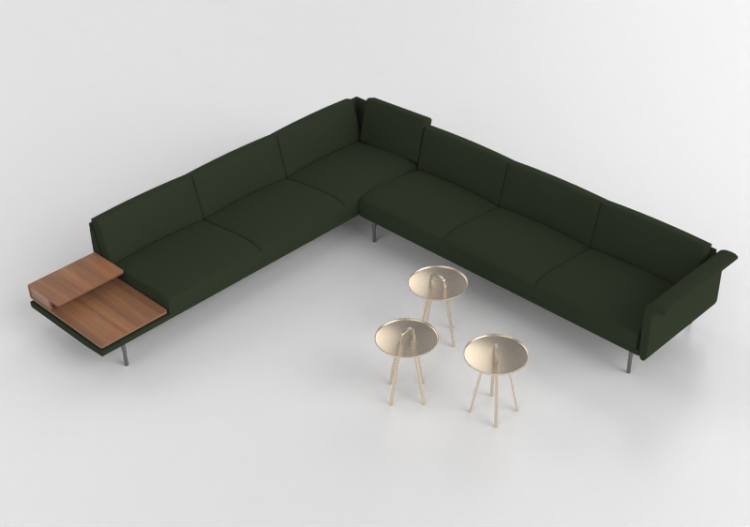 Divani 3D - Composizione di divani - Montis - Otis - ACCA...
