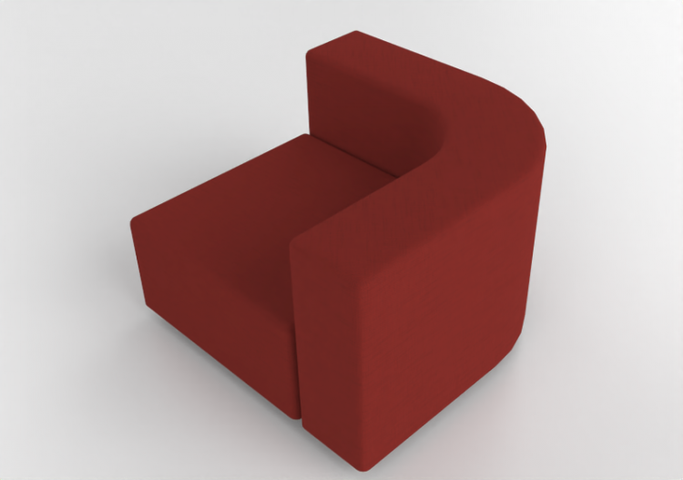 Chairs and Sofas 3D - Fabric sofa composition - Montis -...