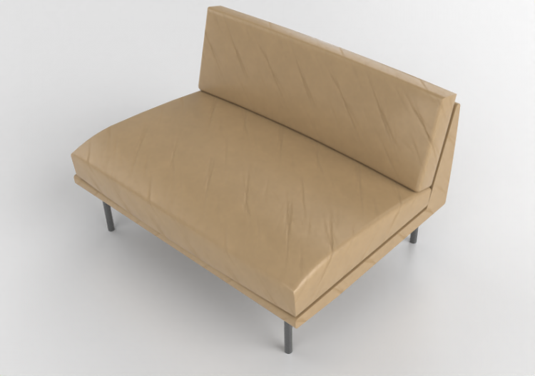 Sofás 3D - Sofá em pele - Montis - Otis - ACCA software