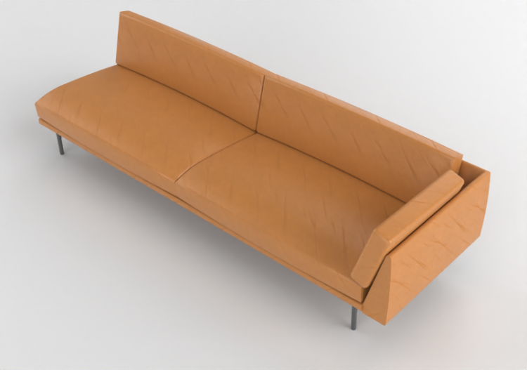 3D Sessel und Sofas - Sofa aus Leder - Montis - Otis - ACCA...