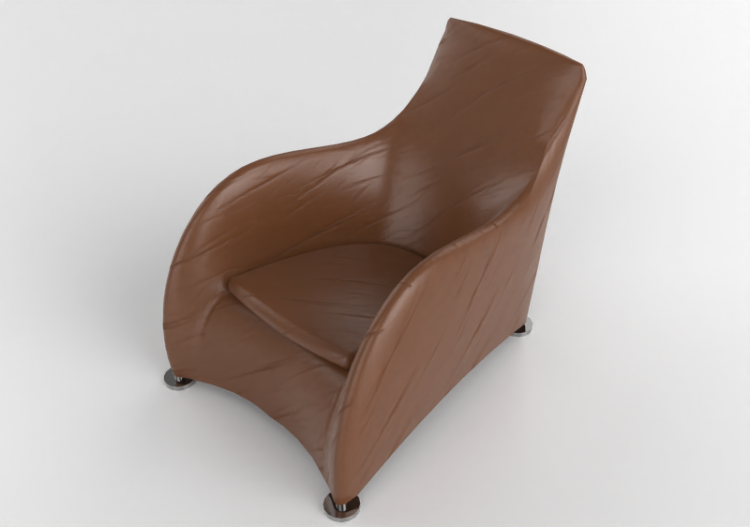 Poltronas y Sofás 3D - Sillón de piel - Montis - Loge -...
