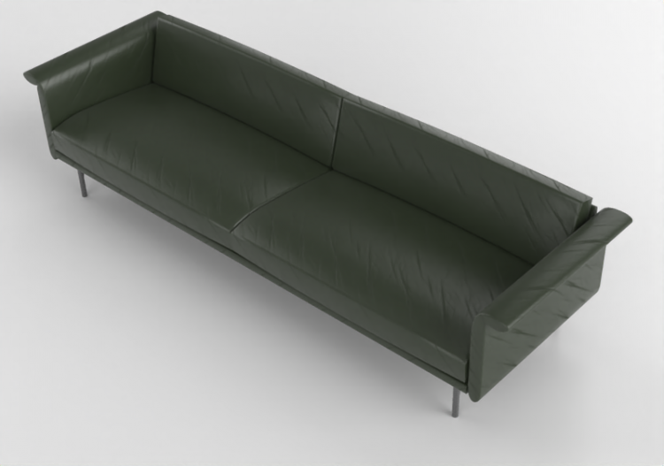 Poltronas y Sofás 3D - Sofá de piel - Montis - Otis - ACCA...