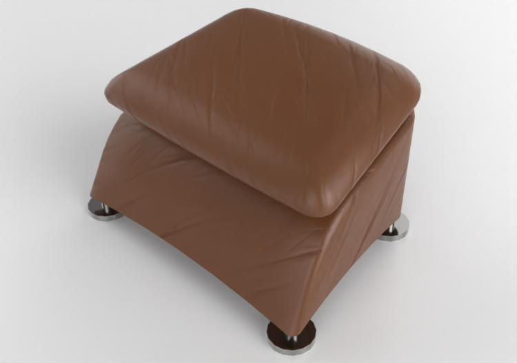 Poltronas y Sofás 3D - Pouf de piel - Montis - Loge - ACCA...