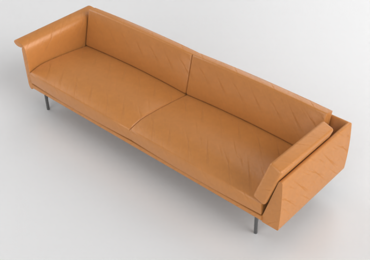 3D Sofa - Leather sofa - Montis - Otis - ACCA software