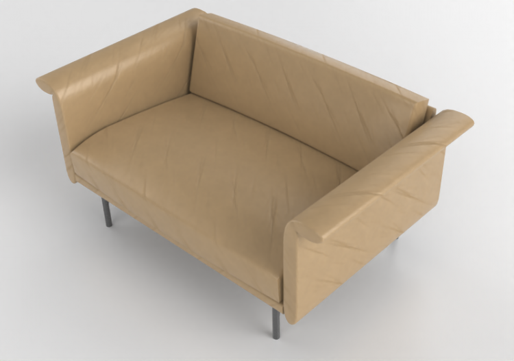 Poltronas y Sofás 3D - Sofá de piel - Montis - Otis - ACCA...