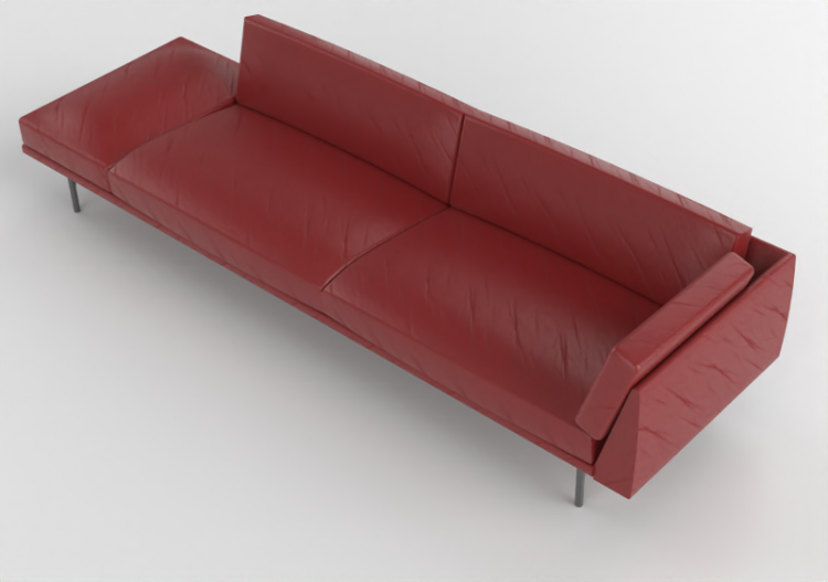 Divani 3D - Divano in pelle - Montis - Otis - ACCA software