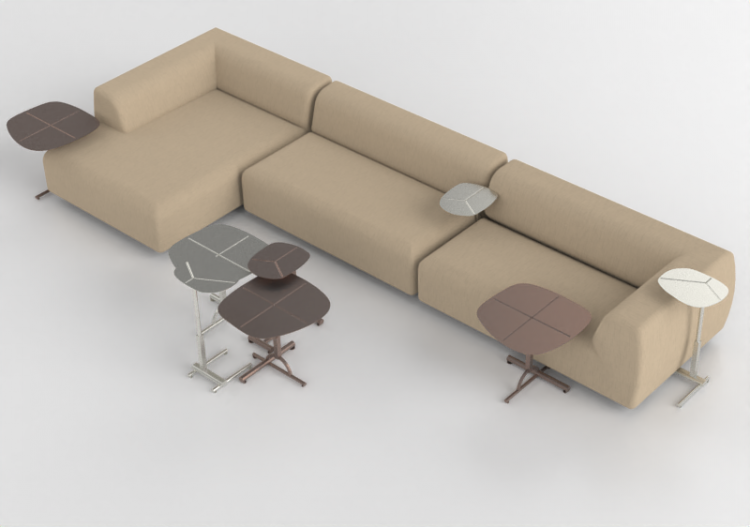Divans 3D - Composition de canapés - Montis - Olio - ACCA...