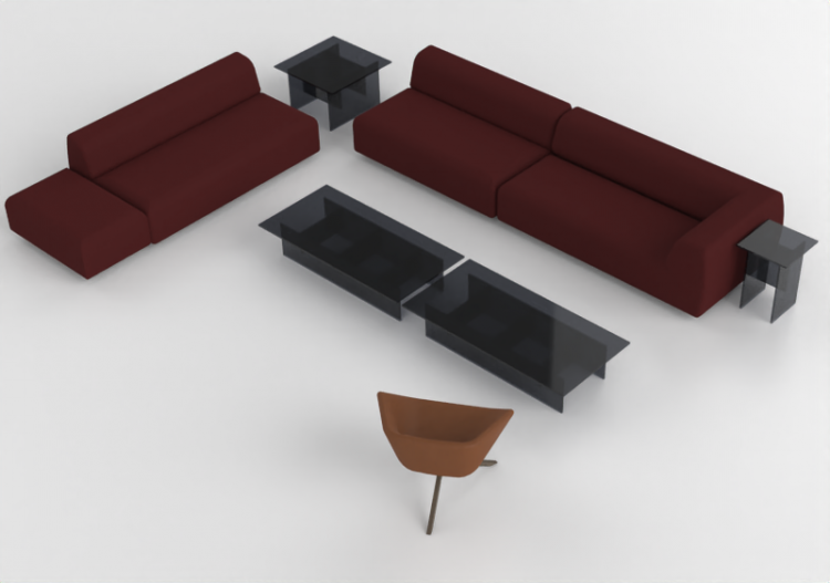 Divans 3D - Composition de canapés - Montis - Perry - ACCA...