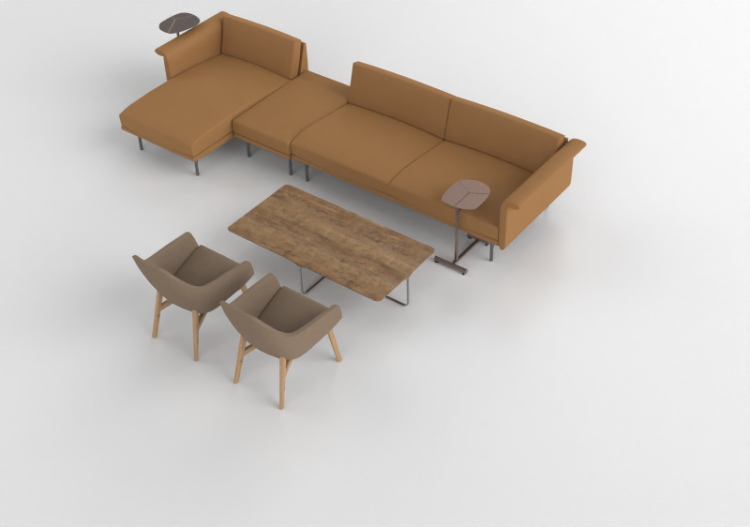 3D Sessel und Sofas - Zusammensetzung von Sofas - Montis -...