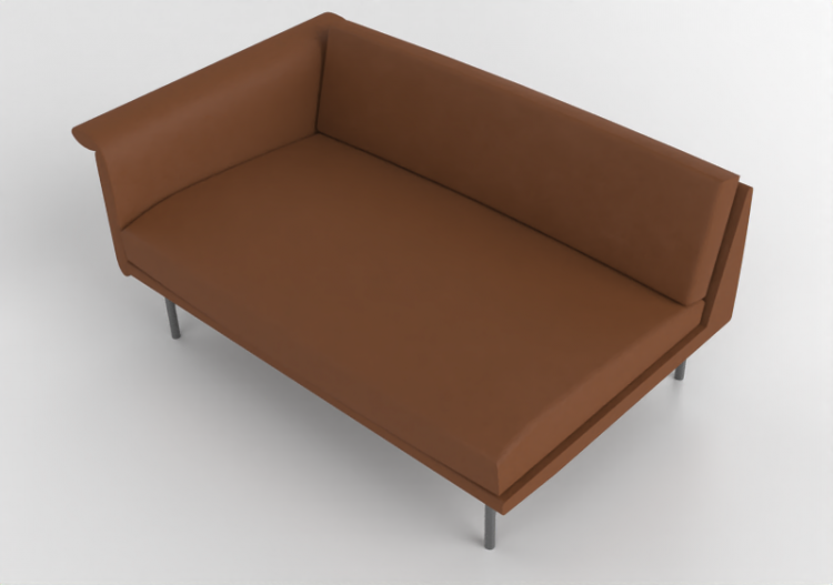 3D Sessel und Sofas - Sofa aus Leder - Montis - Otis XL -...