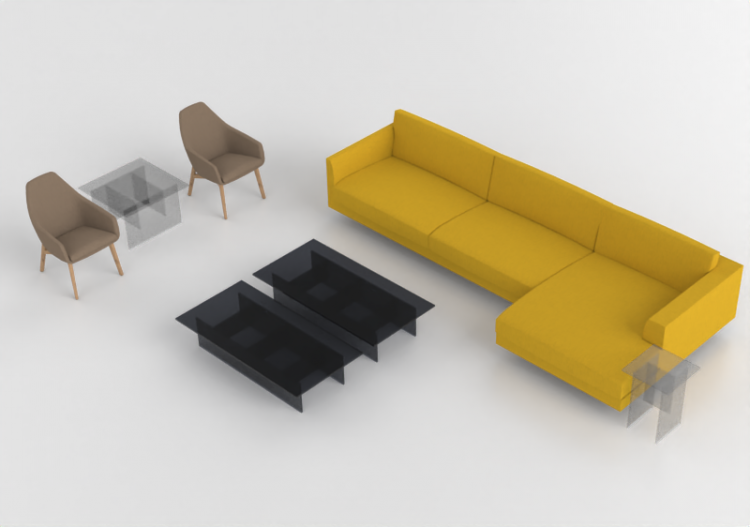 Divans 3D - Composition de canapés - Montis - Perry - ACCA...