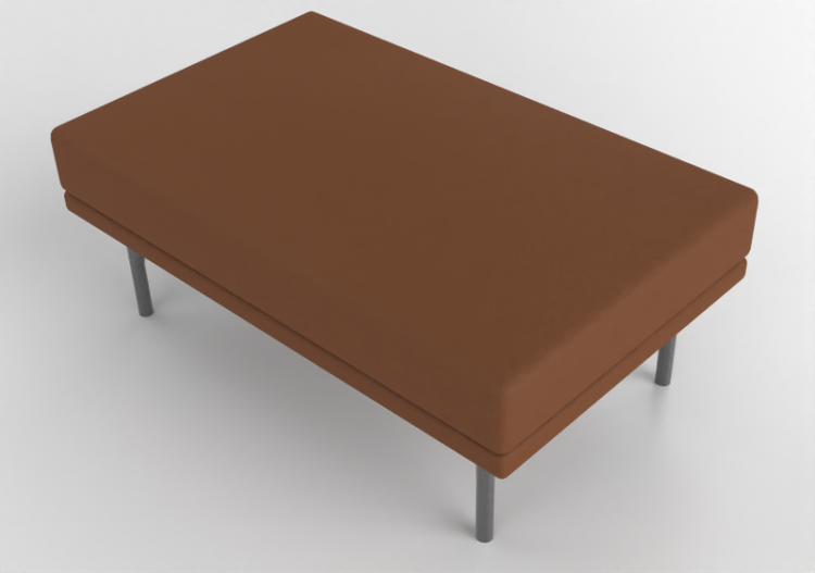 3D Sessel und Sofas - Pouf aus Leder - Montis - Otis - ACCA...