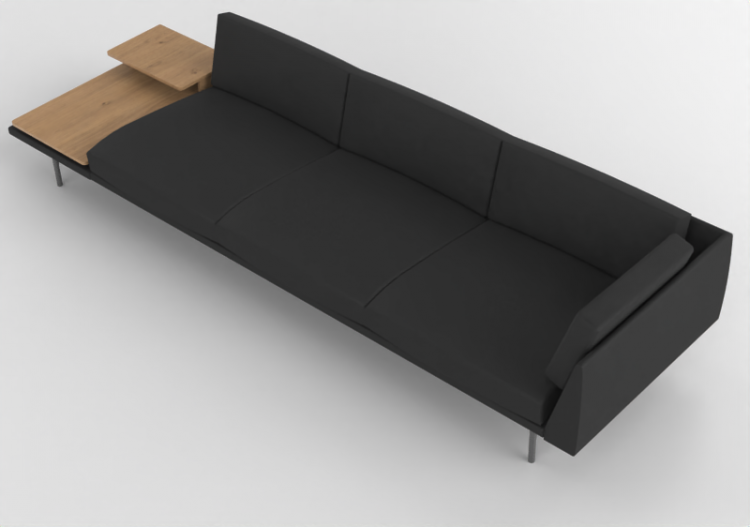 3D Sessel und Sofas - Sofa aus Leder - Montis - Otis XL -...