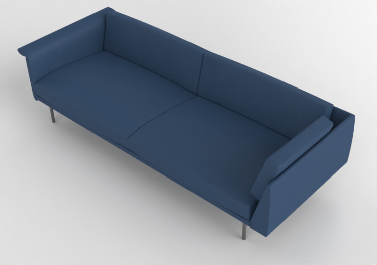 3D Sofa - Leather sofa - Montis - Otis XL - ACCA software