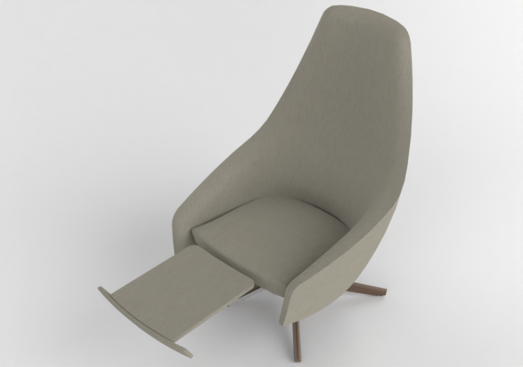 3D Sofa - Fabric Armchair - Montis - Puk - ACCA software