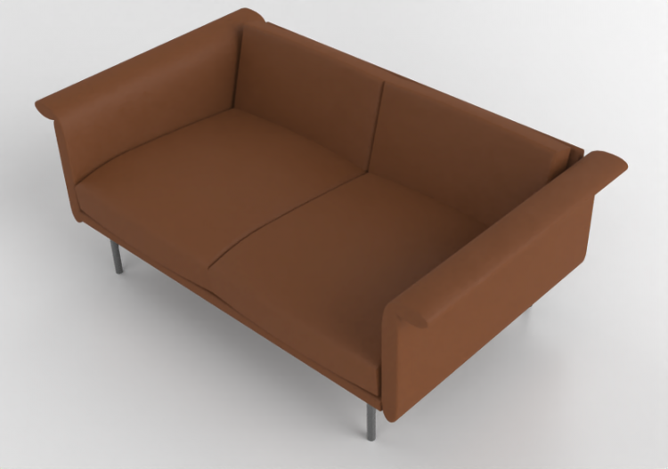 Sofás 3D - Sofá em pele - Montis - Otis XL - ACCA software