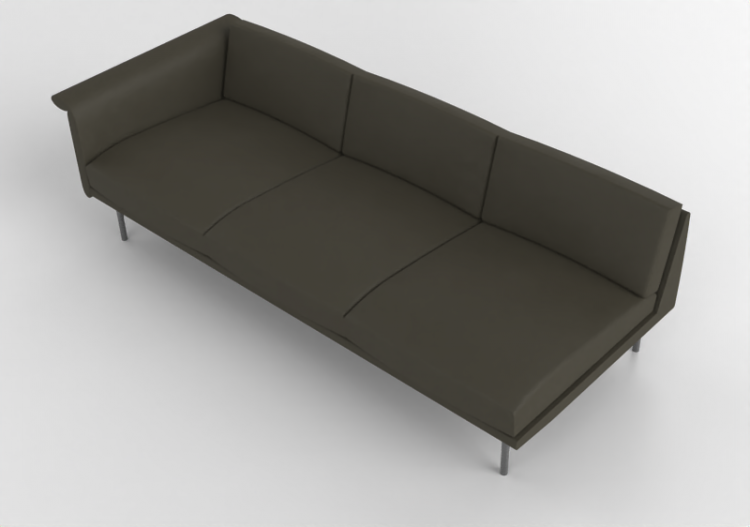 Poltronas y Sofás 3D - Sofá en piel - Montis - Otis XL -...