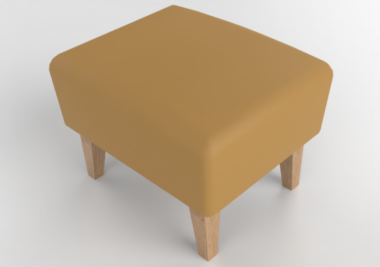 Chairs and Sofas 3D - Leather footrest - Stepp - 14710 -...