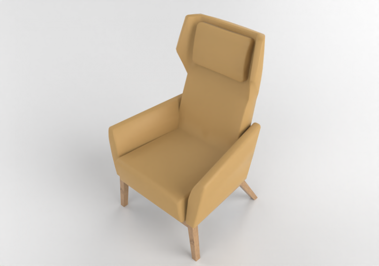 Poltronas y Sofás 3D - Sillón en tela - Select - 13401 -...