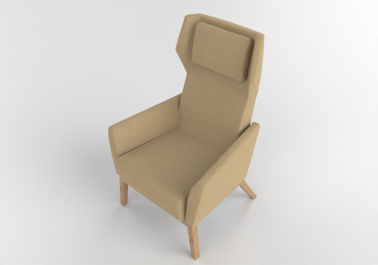 Sofás 3D - Poltrona em tecido - Select - 13401 - 14930-...