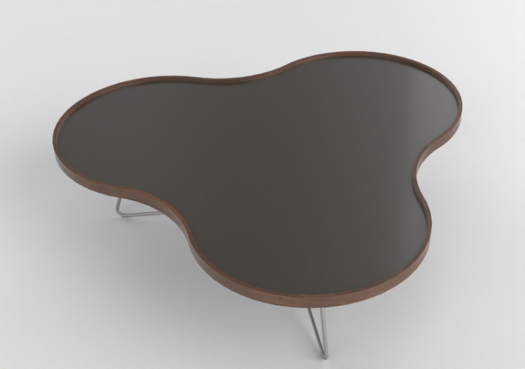 Petites Tables 3D - Table en forme de fleur avec base en...