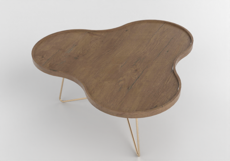 Petites Tables 3D - Table en forme de fleur avec base en...