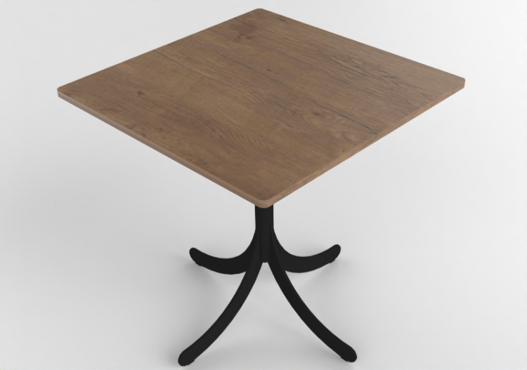 3D Coffe Tables - Square table with steel base - Atlas -...