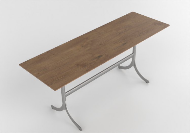 Petites Tables 3D - Table avec base en acier - Atlas -...