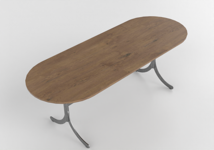 3D Coffe Tables - Outdoor table with steel base - Atlas -...