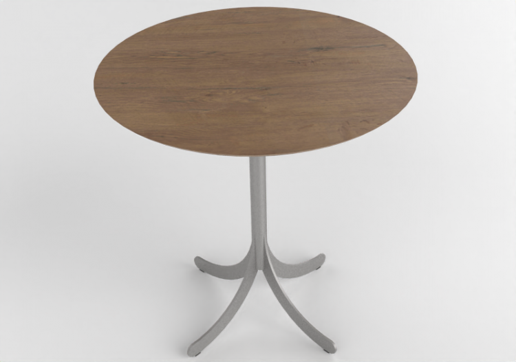 3D Coffe Tables - Round table with steel base - Atlas -...
