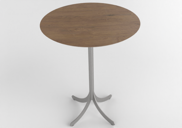 3D Coffe Tables - Round table with steel base - Atlas -...
