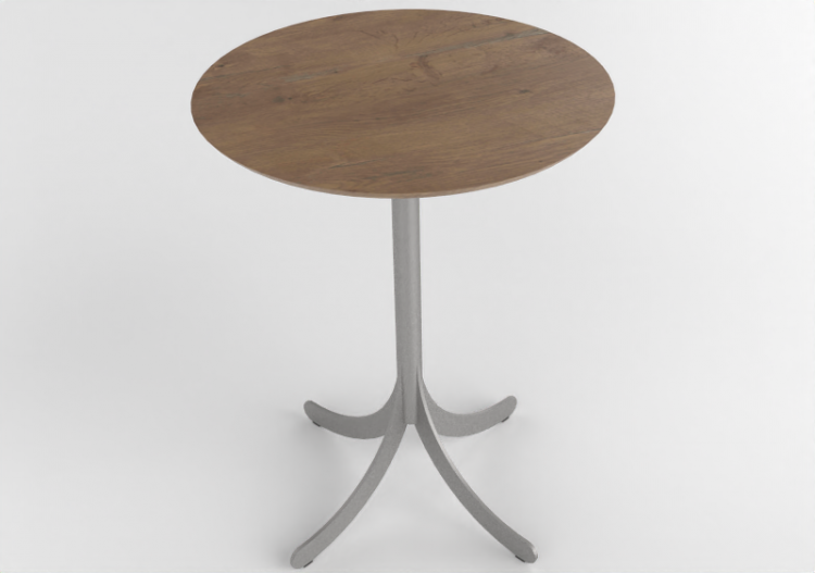 3D Coffe Tables - Round table with steel base - Atlas -...