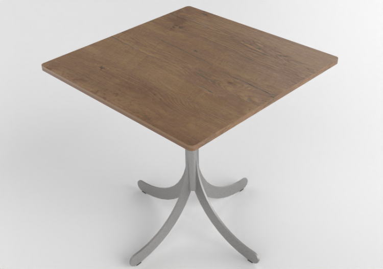 3D Coffe Tables - Square table with steel base - Atlas -...