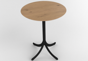 3D Coffe Tables - Round table with steel base - Atlas - 20777 - E132