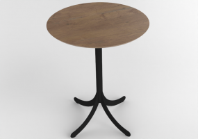 3D Coffe Tables - Round table with steel base - Atlas - 20777 - E232