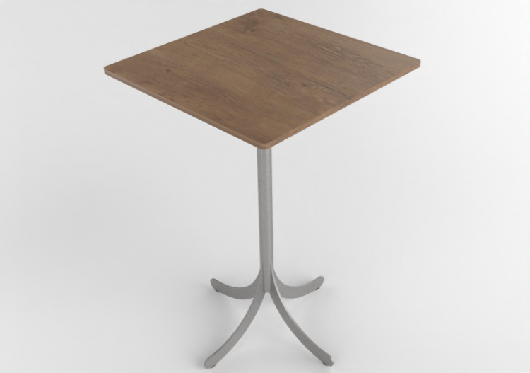 3D Coffe Tables - Square table with steel base - Atlas -...