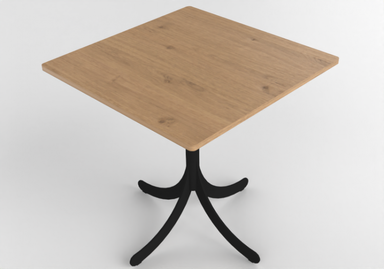 3D Coffe Tables - Square table with steel base - Atlas -...
