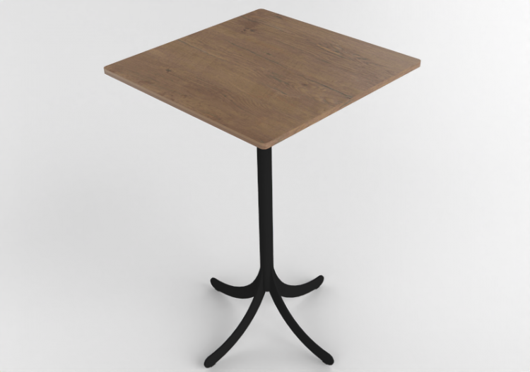 3D Coffe Tables - Square table with steel base - Atlas -...