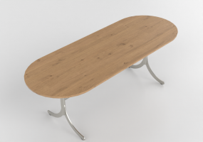 3D Coffe Tables - Outdoor table with steel base - Atlas - 20770 - E126