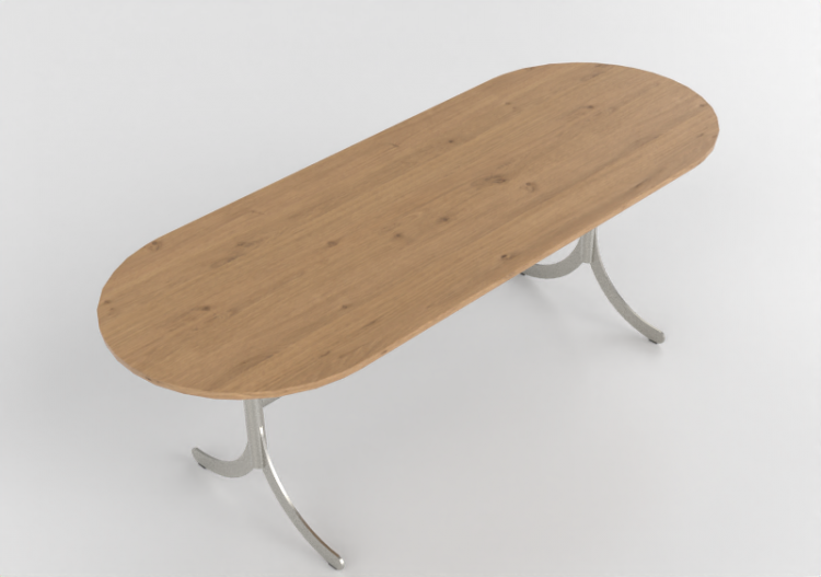 3D Coffe Tables - Outdoor table with steel base - Atlas -...
