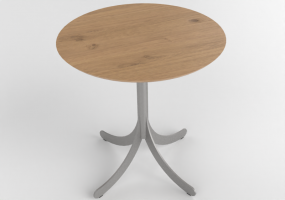 3D Coffe Tables - Round table with steel base - Atlas - 20744 - E126