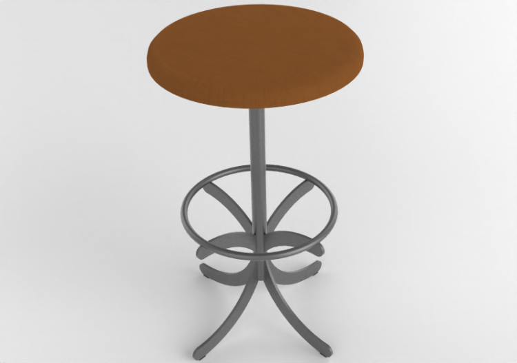 Sillas 3D - Taburete con base en acero - Atlas - 20713-...