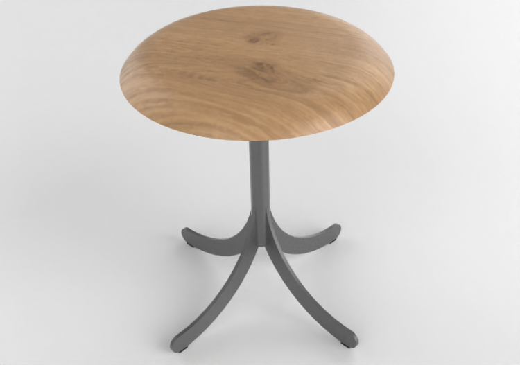 Sedie 3D - Sgabello con base in acciaio - Atlas - 20710 -...