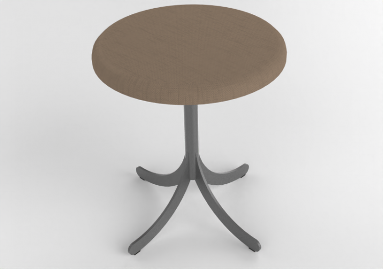 椅子 - Stool with steel base - Atlas - 20711- 22910 -...