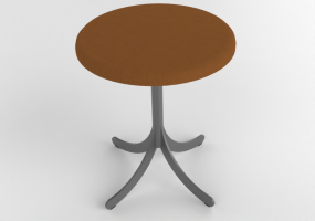 Sedie 3D - Sgabello con base in acciaio - Atlas - 20711- 22910 - CAMMLF15