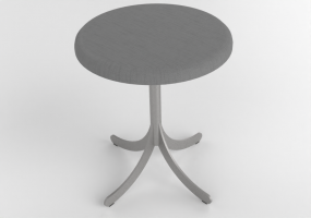 Sedie 3D - Sgabello con base in acciaio - Atlas - 20711- 22910 - CAMMLF02