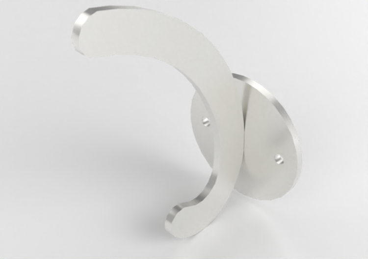 Accessoires 3D - Porte-manteaux en acier - Atlas - 20781 -...