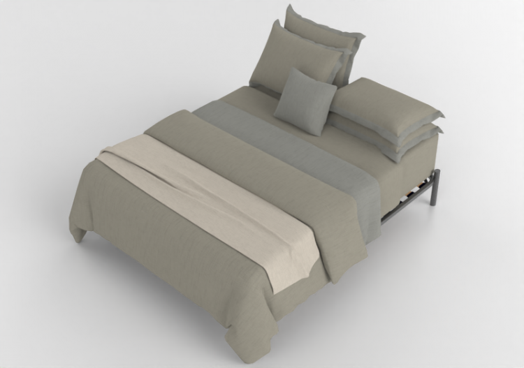 Lits 3D - Lit deux places - By The Bed - Metro - ACCA...