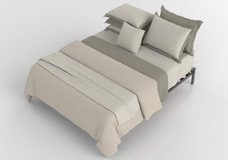 Lits 3D - Lit deux places - By The Bed - The East V Bege -...